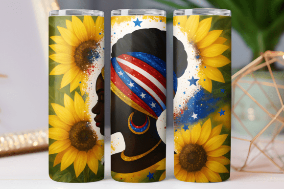 Black Month Patriotic Tumbler Wrap 20oz Review