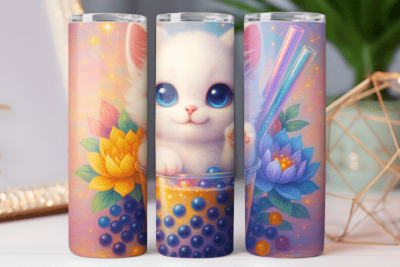 Cute Kitty Tumbler Wrap 20oz Design Review