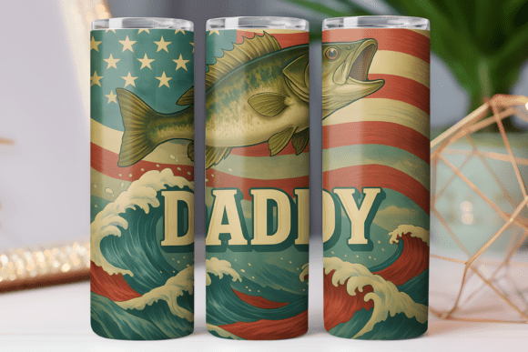 Daddy Father Tumbler Wrap 20oz Skinny Review