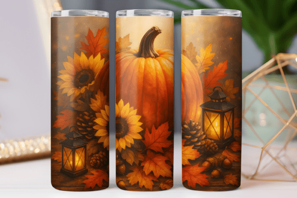 Fall Season Tumbler Wrap 20oz PNG Design Review