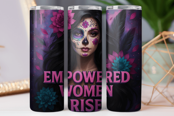 Floral Women Vibe Tumbler Wrap Design Review