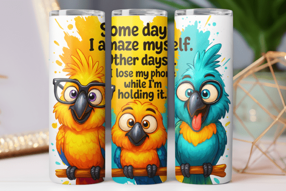 Funny Quote Tumbler Design for Embroidery Projects