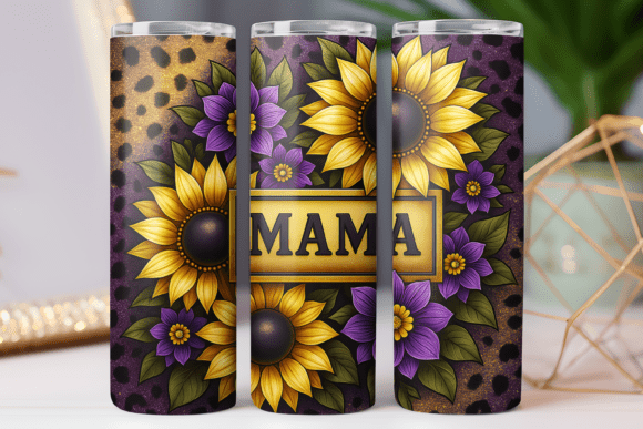 Mama Mother Tumbler Wrap 20oz Skinny PNG Review