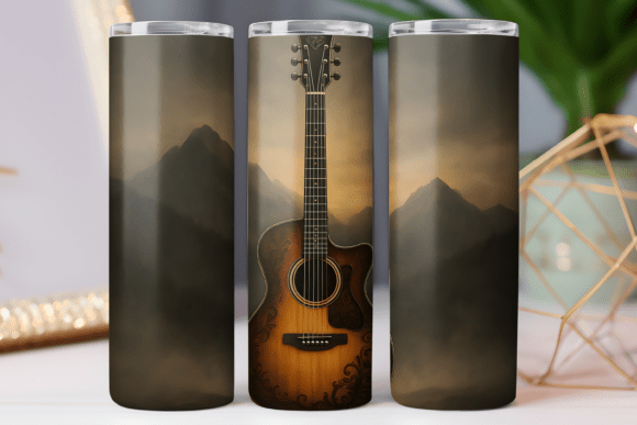 Music Tumbler Wrap for 20oz Guitar Png Review