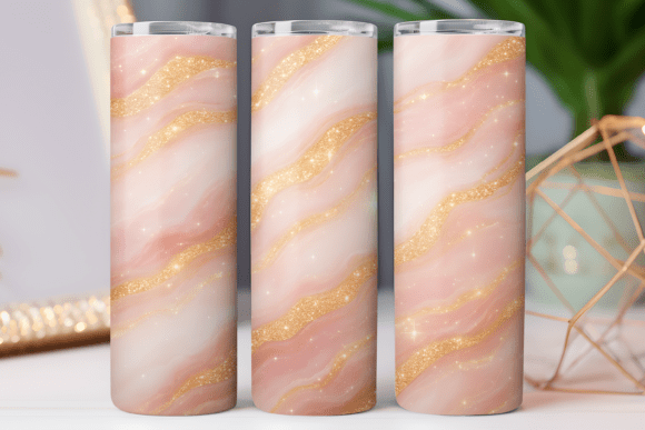Opal and Gold Art Tumbler Wrap Design Review