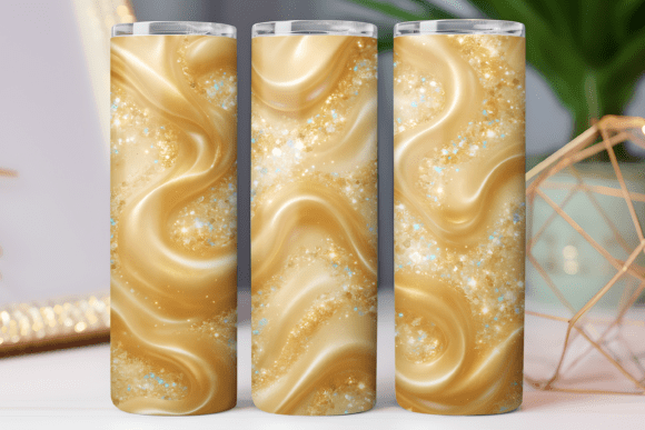 Opal and Gold Art Tumbler Wrap Design Review