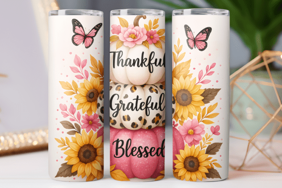 Pink Thanksgiving Tumbler Wrap 20oz Review