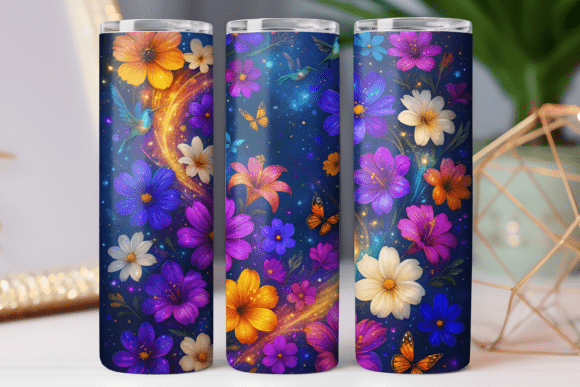 Spring Flower Tumbler Wrap 20oz Design Review