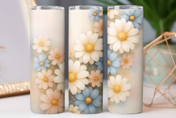 Spring Flower Tumbler Wrap Design Review