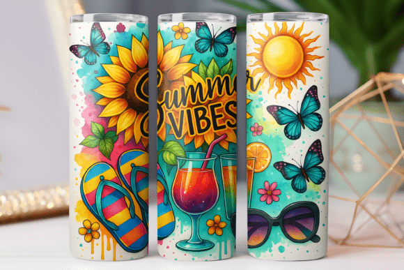 Summer Vibe Floral Tumbler Wrap Review