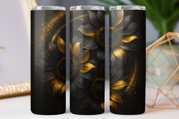 Sunflower Gold Tumbler Wrap Design Review