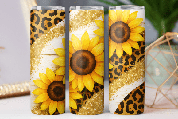 Sunflower Gold Tumbler Wrap Design Review