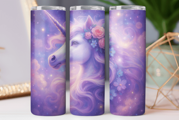 Unicorn Tumbler Wrap Skinny Design 20oz Review
