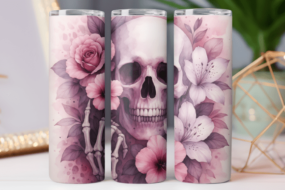Valentine Tumbler Wrap 20oz Skinny Skull Review