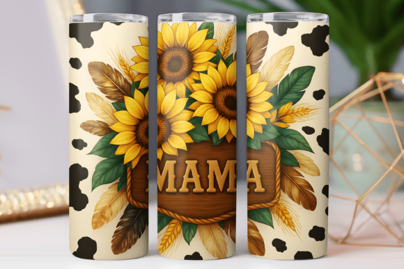 Western Mom Tumbler Wrap 20oz Design PNG Review