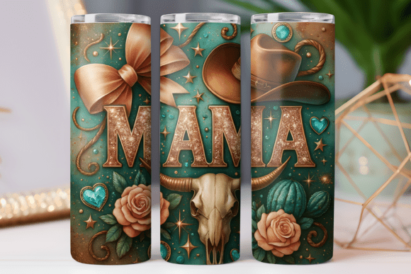 Western Mom Tumbler Wrap 20oz Design Review