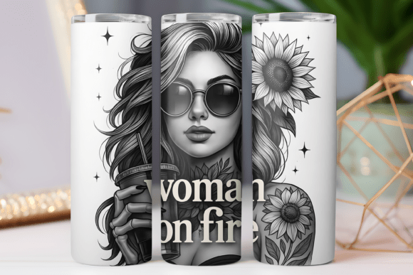 Women on Fire Tumbler Wrap Design 20oz Review